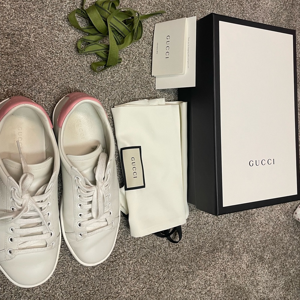 Gucci Ace Sneakers 36.5 white/pink